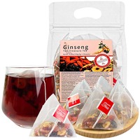Thé aux feuilles de plantes aux dix trésors au ginseng, Maca, Goji et Mûre chinois naturels, pour l'énergie et le soutien rénal masculin, OEM Marque Privée