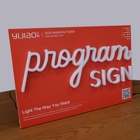 Lumières publicitaires, enseignes néon RGB, lettres en acrylique illuminées, signalétique alphabétique, faux enseignes néon pour les magasins de détail