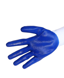 Gants de travail de sécurité agricole durables et résistants à la déchirure, en mousse enduite de <span class=keywords><strong>latex</strong></span> naturel, texture de doigt, 25 cm, personnalisables - Product Image 4