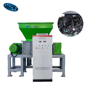 <span class=keywords><strong>Sevenstars</strong></span> GL800 modelo 500 kg/h máquina trituradora de doble eje para tambores grandes de HDPE PP cesta barril azul a la venta - Product Image 2