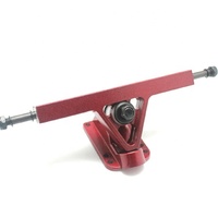 Truck de skateboard personnalisé 7 pouces (178 mm) multi-couleurs métalliques avec bushings SHR95AA, kingpin solide et axe solide pour longboard et skateboard