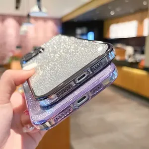 Étui de placage dégradé de paillettes de luxe pour Xiaomi Mi 12 11 Lite <span class=keywords><strong>5g</strong></span> Ne Pro femmes couverture arrière en Silicone souple Mi12 - Product Image 4
