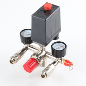 Interruptor de Presión G1/4 100 psi SPST de Acero Aleado para Aire, Ensamblaje Europeo Tres en Uno - Product Image 1