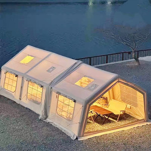 Mới nhất màu xanh lá cây siêu lớn Inflatable cắm trại bên ngoài trời lều - Product Image 6