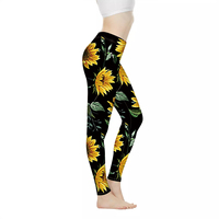 Colorvalue — Leggings athlétiques à la mode pour femmes, vêtements Haitian avec Logo et impression de carte, drapeau hémien pour dames, 2022