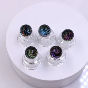 16mm Universe Galaxy Space Fancy Dichroic Hand Made Lampwork Murano Glass Marble Balls