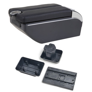 Reposabrazos ABS para <span class=keywords><strong>Mazda</strong></span> 2 <span class=keywords><strong>Hatchback</strong></span> 2008-2013 con Portavasos USB y Almacenamiento <span class=keywords><strong>Interior</strong></span> - Product Image 2