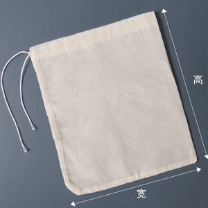 ถุงกรองกาแฟชาแบบตาข่ายผ้ามัสลินออร์แกนิคบางเบา พร้อมเชือกรูด รีไซเคิลได้ ปรับขนาดได้ สำหรับกาแฟดริปและอุตสาหกรรมอาหาร - Product Image 5