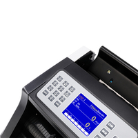 Compteur de factures HL-P20 compteur de valeur manuel détecteur d'argent compteur d'argent avec détection UV/MG/IR écran TFT
