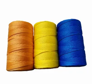 Spago di Nylon fornitore cinese 210D da 2 a 120 strati di corda di Nylon imballaggio corda di spago ritorto in Nylon Multi filamento spago