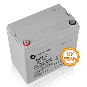 ชาร์จ AGM รอบลึกแบตเตอรี่ <span class=keywords><strong>12V</strong></span> 7AH 10Ah 20Ah 38Ah 50Ah 55Ah 150ah 200ah สําหรับเก็บพลังงานแสงอาทิตย์