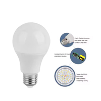Ampoule LED universelle E27/B22, 2700K, blanc chaud doux, CRI 90, 30000 heures, longue durée de vie, pour usage domestique, salon, chambre à coucher