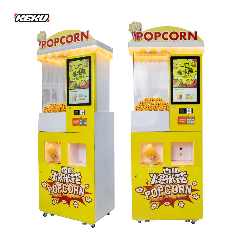 Made In China Guangzhou Factory Intelligent Self service Popcorn Machine Automatic Popcorn Vending Machine