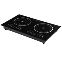 Nouvelle cuisinière à induction carrée intelligente à brûleur unique, maintien de température constante, compatible hotpot, pour camping-car, commande manuelle, portable, type Dutch