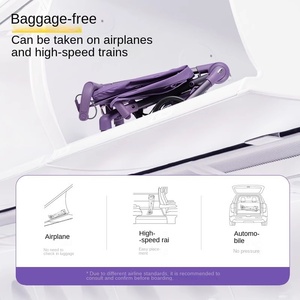 Cochecito de Bebé Portátil de Bolsillo, Plegable con una Sola Mano, Reclinable, Ligero, Aprobado por Aerolíneas, para Niños Pequeños - Product Image 5