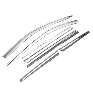 Pour DONGFENG GLORY 580 2016-2022, déflecteurs de vitres chromés pour portières de voiture, pare-soleil, pare-pluie, protection - Product Image 1