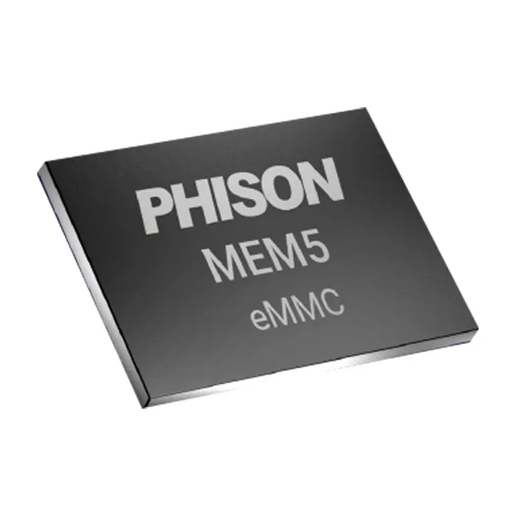 Phison EMMC MEM5 Series 4GB 8GB 16GB RW 250 MB/s 150 MB/s EMMC per display Audio AVM