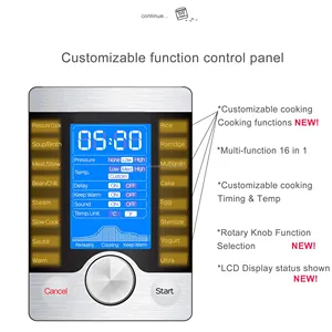 Bán Hot Giá Rẻ Dễ Dàng Hoạt Động Programerble LCD 6l Nồi Áp Suất Điện