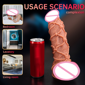 Nouveaux jouets sexuels au look unique, super réalistes, doux, gros gode vibrant, jouets sexuels anaux pour hommes, femmes, gays, strap-on, pénis - Product Image 5
