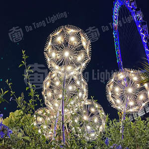 ไฟประดับตกแต่งสวนและสร้างบรรยากาศวันหยุดรูปดอกแดนดิไลออนสมัยใหม่ - Product Image 6