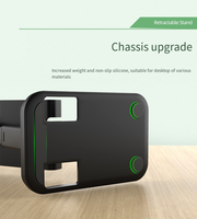 Support de bureau pliable anti-tremblement avec logo personnalisé, support de téléphone portable/tablette réglable personnalisé, cadeau promotionnel