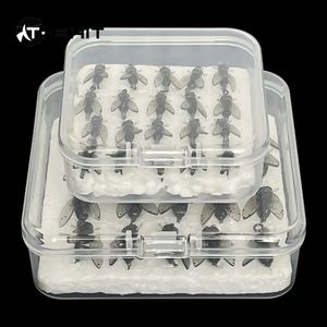 Prix pour 20 pièces/boîte Kit de mouches de pêche à la mouche leurres à mouche en caoutchouc leurres en plastique souple réalistes crochets barbelés pour saumon à la <span class=keywords><strong>truite</strong></span> basse - Product Image 2