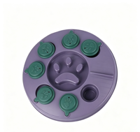 Jouet distributeur de friandises interactif pour chien, type labyrinthe, anti-étouffement, durable, moderne, en plastique écologique, pour lutter contre l'ennui et stimuler la digestion