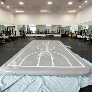 Tapis de gymnastique gonflable personnalisé pour terrain de basket-ball, piste de tumbling, tapis de rebond, matelas d'atterrissage DWF Air Track Gym Inflatable A - Product Image 5