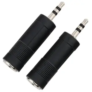 10 Stück/Packung 6,5 bis 3,5 Kopfhörer adapter 3,5mm Stecker auf 6,5mm Buchse Stecker Stereo buchse Audio kabel konverter Adapter
