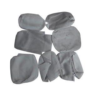 Juego Completo de Tapicería Premium WING, Juego Completo de Interiores, Fundas para Asientos de Coche en Gris Claro para Toyota Innova 2010-2015 - Product Image 6