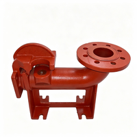 Composants moulés sur mesure en fonte pour corps de vanne de pompe, usinés CNC, pour équipements industriels de fluides
