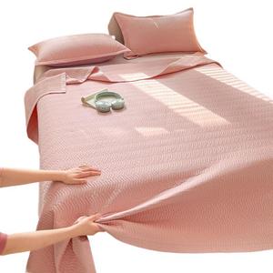 Fei Bo'er Cotton Solid Color Quilt 180x200-220cm Skin-Friendly Reactive Dyeing For <b>Bed</b> Use - Product Image 5