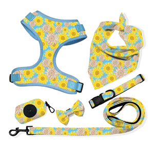 Arnés personalizable de nailon para perros, arnés de mochila de Bondage pequeño XS acolchado sólido para perros ciegos, arnés personalizable de cáñamo para perros - Product Image 4
