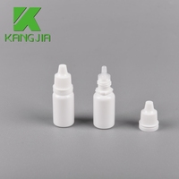 Flacon compte-gouttes LDPE de 10 ml, flacon souple avec bouchon inviolable pour kit de réactifs, emballage de test rapide, atelier de purification