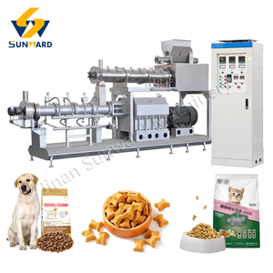 Machine de processus de granulés de nourriture pour chiens chiots ligne d'équipement usine extrudeuse de nourriture pour chats fabricant - Product Image 1