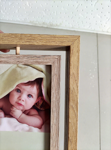 Cadre <span class=keywords><strong>de</strong></span> présentation moderne double face en bois et plexiglas écologique <span class=keywords><strong>de</strong></span> qualité supérieure pour cadeau <span class=keywords><strong>de</strong></span> fête des Mères - Product Image 2