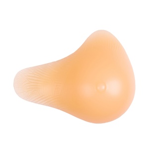 Gratis Verzending Realistische Mastectomie Borstprothesen Zachte Siliconen Valse Borsten Hele Koop 350G - Product Image 1