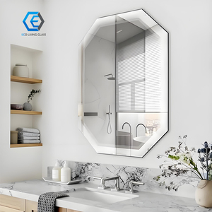 Không khung treo tường bát giác vát cạnh gương với kích thước tùy chỉnh - Product Image 5