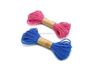 High Strength 10m Natural Jute 3mm Twine <strong>String</strong> Bundle Packaging Rope for Sale - Product Image 3