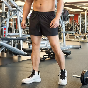 Casual Anti-Wrinkle Breathable <b>Athletic</b> Fitness Jogging Shorts Wholesale Mens Activewear Workout Gym Sports Running - Product Image 2