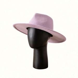 Sombrero Fedora de Fieltro de Lana Australiana de Alta Calidad, 100% Lana, Invernal, Ala Ancha Plana de 9.5 cm, Estilo Vaquero - Product Image 2