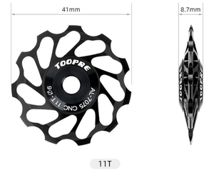 18128 11T/13T 4/5/6mm TOOPRE cerámica bicicleta Jockey rueda desviador carretera <span class=keywords><strong>MTB</strong></span> bicicleta rodamiento polea - Product Image 6