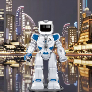 Infrarosso intelligente RC Robot giocattolo con illuminazione e musica programmabile modello educativo giocattolo telecomando nuova condizione - Product Image 4