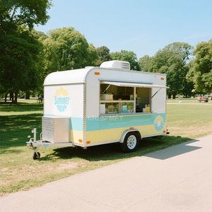 Remolque de Comida Rápida 2025, Carrito Móvil para Calle, Cocina al Aire Libre con Equipo de Cocina en Venta - Product Image 5