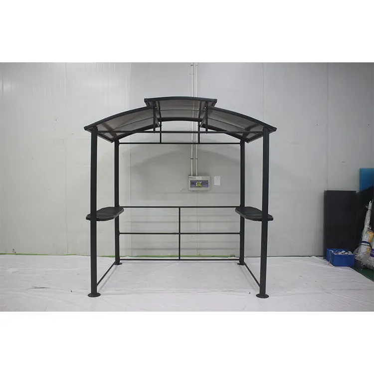 Outdoor Shelter Canopy Tent Folding Barbecue Tent Pavilion BBQ Grill Gazebo