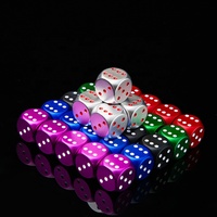 Ensemble de dés gravés personnalisés 16mm d6, perles en aluminium, alliage coloré, fabrication pour jeu de gamer