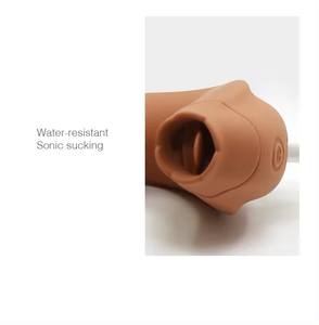 Estimulador de clítoris de juguete vibrador de rosa para sexo Oral giratorio y vibrador para mujeres con lengua, lamiendo labios y punto G, consoladores oscilantes - Product Image 6