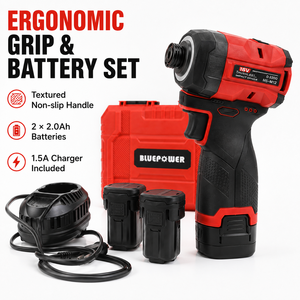Kit Avvitatore <span class=keywords><strong>a</strong></span> Impulsi Senza Fili 1/4 Hex 16V Brushless con 2 Batterie, 160Nm, Vendita all'Ingrosso - Product Image 6