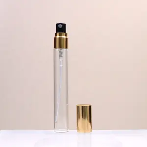 10ml Pocket Refillable Glass Perfume Atomizer Spray Bottle Aluminum Mini Perfume Atomizer