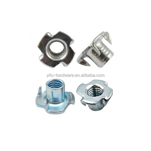 Écrou à quatre griffes métrique M6, écrou à griffes aveugles, écrou en T pour meubles, <span class=keywords><strong>insert</strong></span> fileté <span class=keywords><strong>M5</strong></span> - Product Image 2